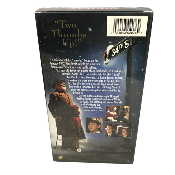 Miracle On 34th Street VHS 1994 20th Century Fox Home Entertainment NEW VCR - Picture 2 of 4